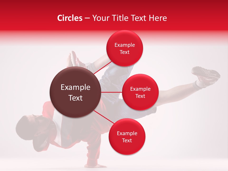 Balance Performance Handstand PowerPoint Template
