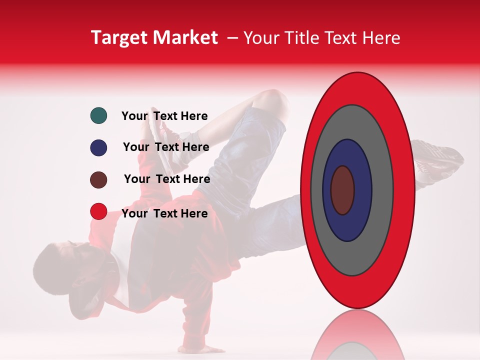 Balance Performance Handstand PowerPoint Template