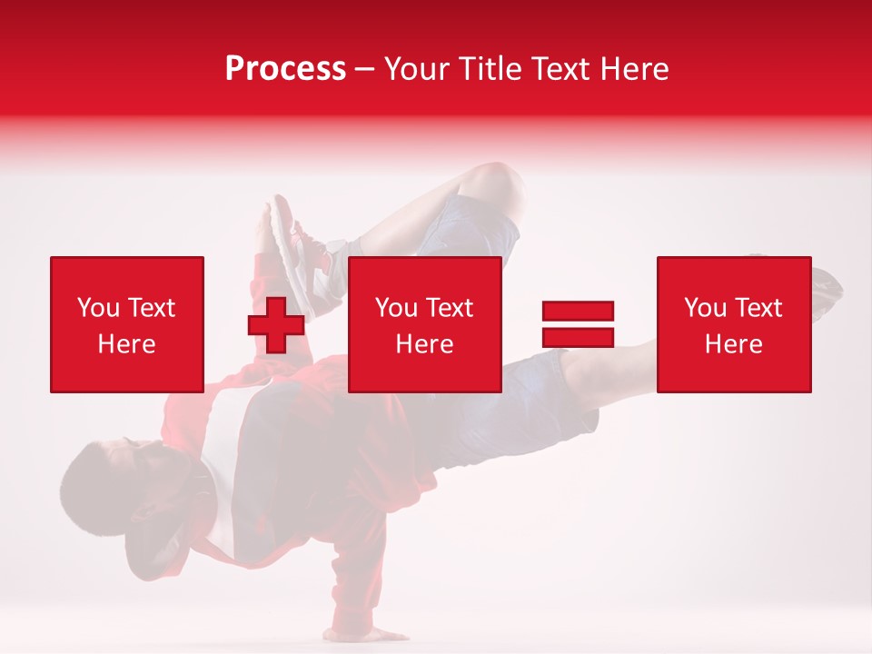 Balance Performance Handstand PowerPoint Template