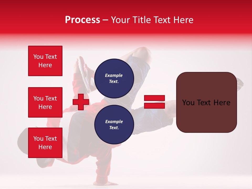 Balance Performance Handstand PowerPoint Template
