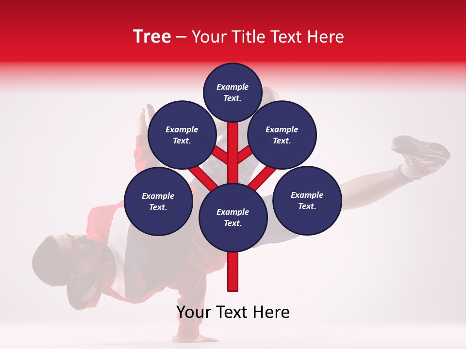 Balance Performance Handstand PowerPoint Template