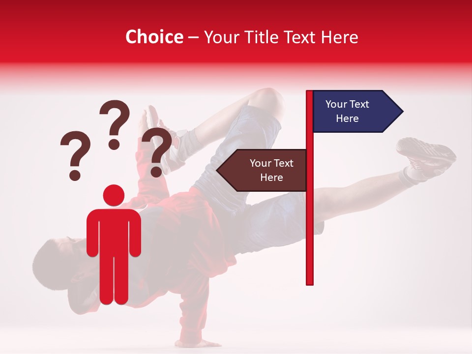 Balance Performance Handstand PowerPoint Template