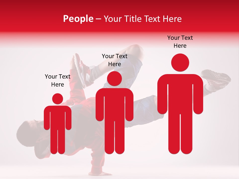 Balance Performance Handstand PowerPoint Template