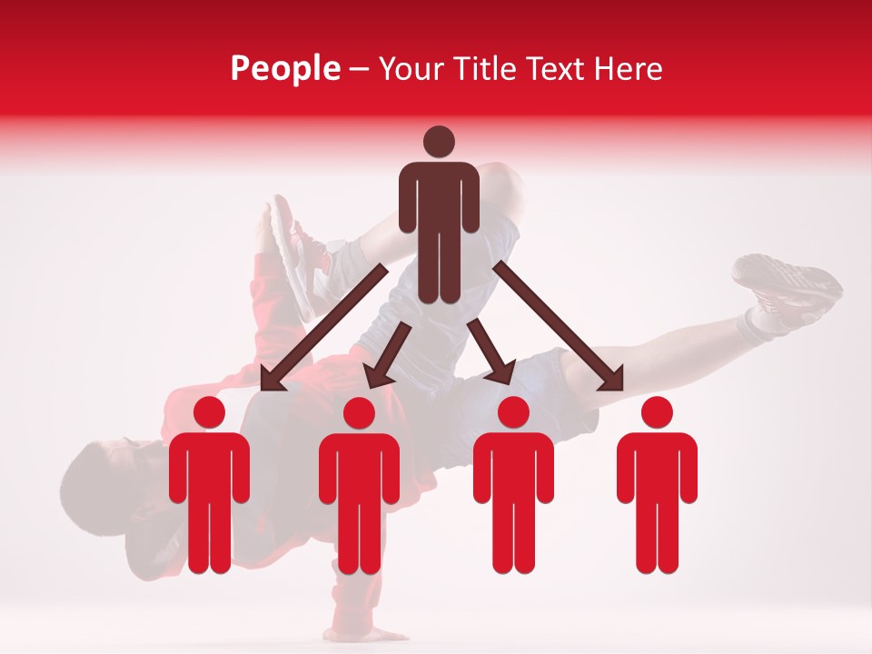 Balance Performance Handstand PowerPoint Template