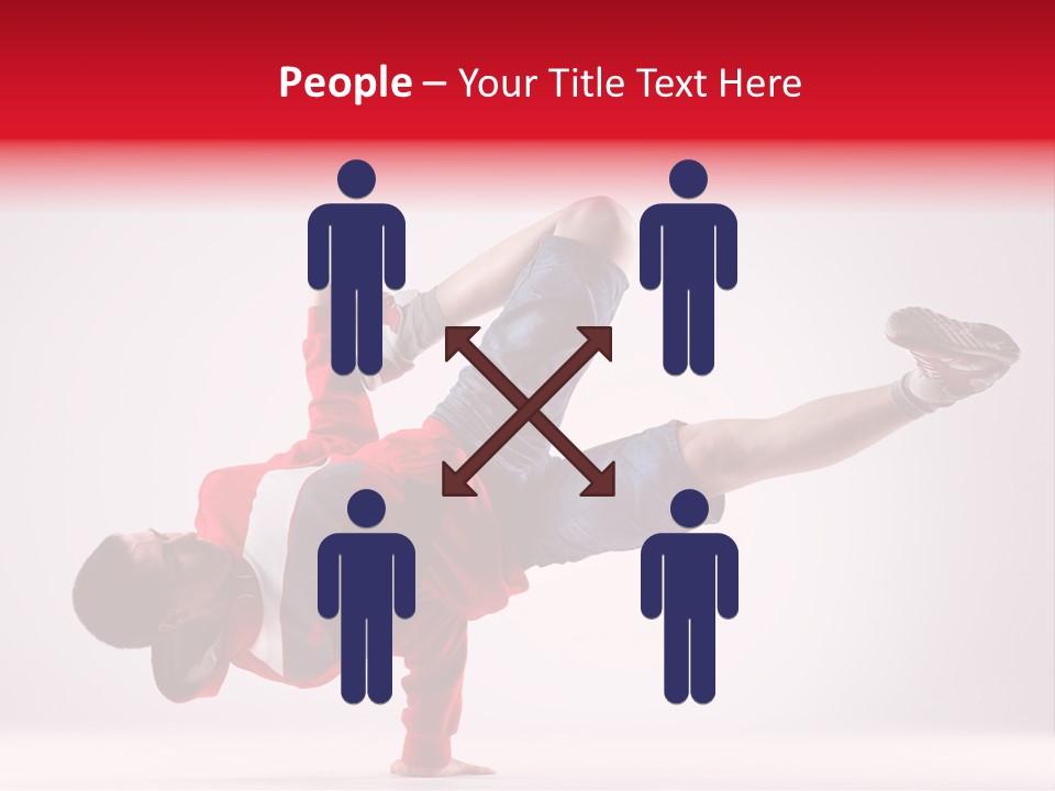 Balance Performance Handstand PowerPoint Template