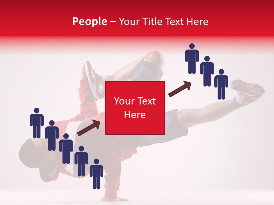 Balance Performance Handstand PowerPoint Template