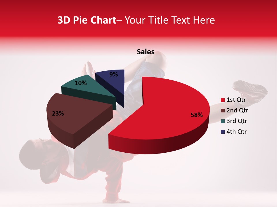 Balance Performance Handstand PowerPoint Template