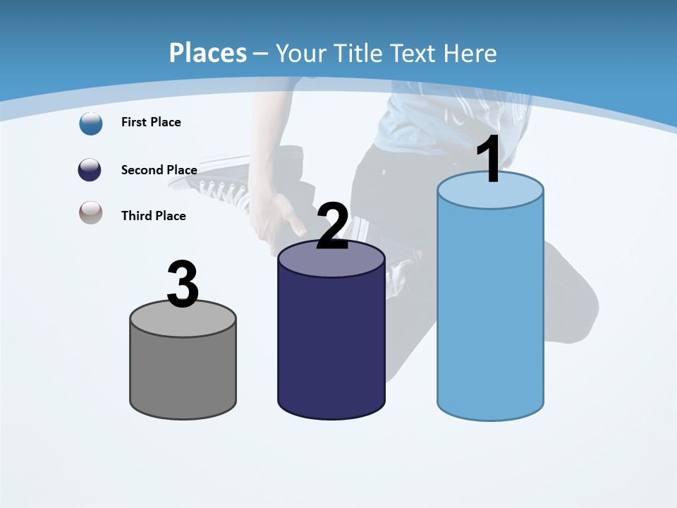 Moving Male Breakdancing PowerPoint Template