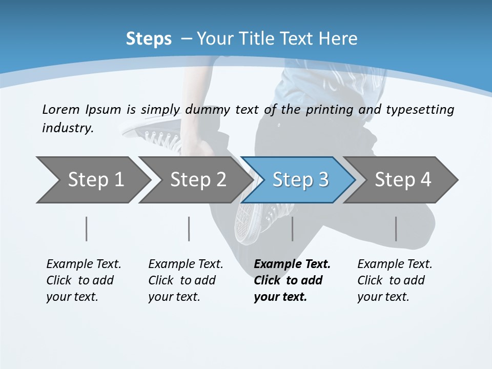 Moving Male Breakdancing PowerPoint Template