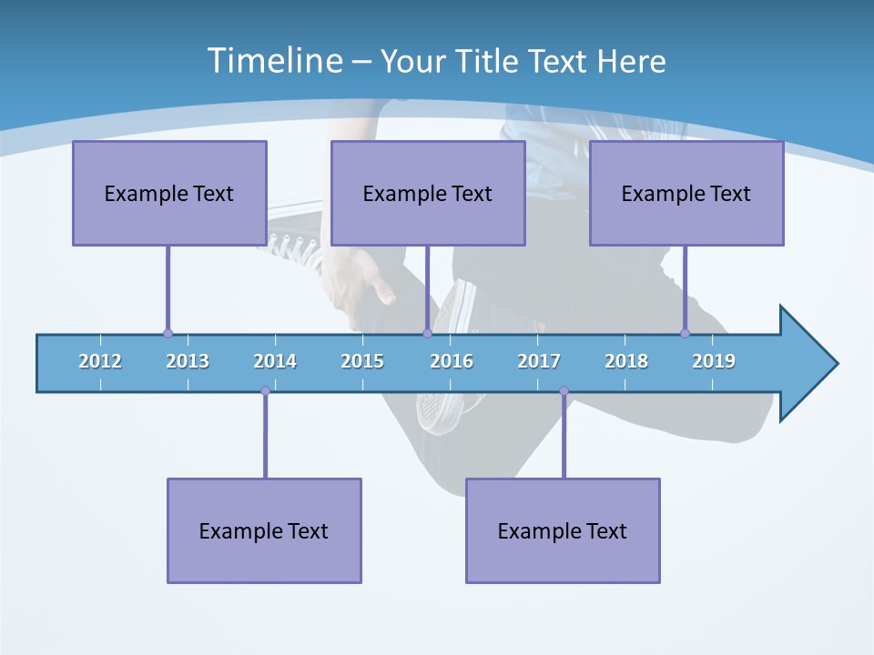 Moving Male Breakdancing PowerPoint Template
