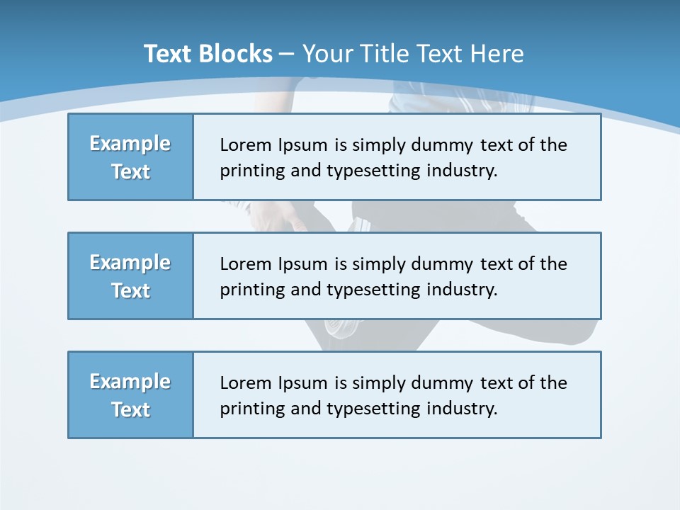 Moving Male Breakdancing PowerPoint Template