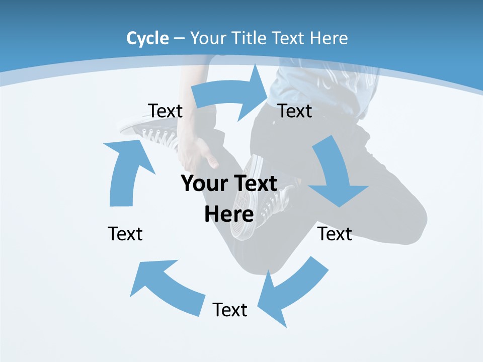 Moving Male Breakdancing PowerPoint Template