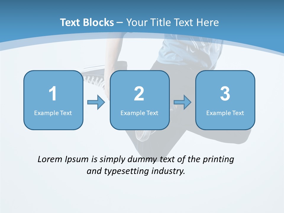 Moving Male Breakdancing PowerPoint Template