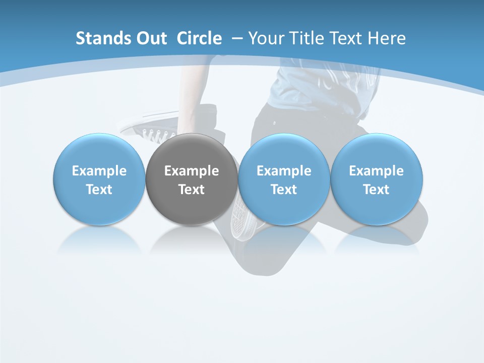 Moving Male Breakdancing PowerPoint Template