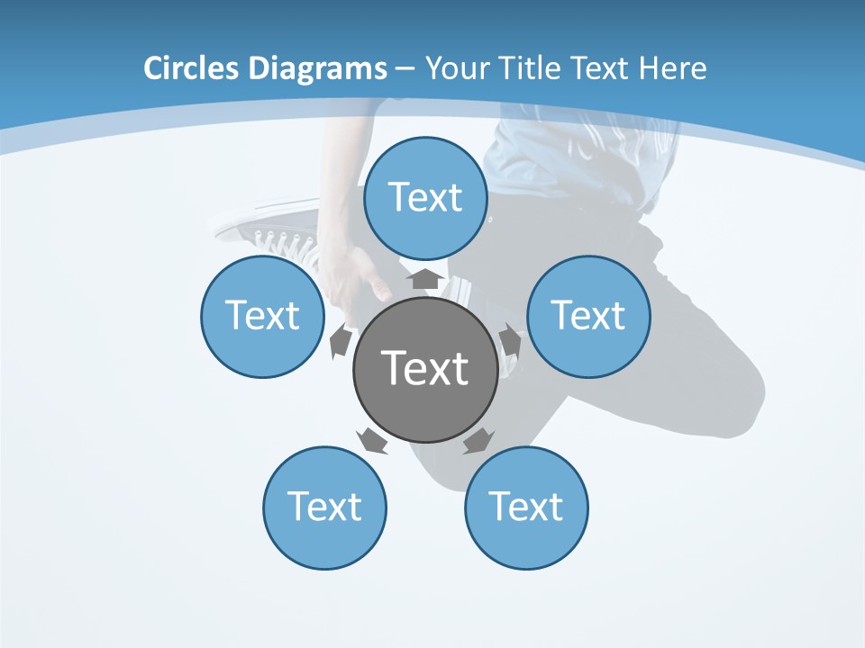 Moving Male Breakdancing PowerPoint Template