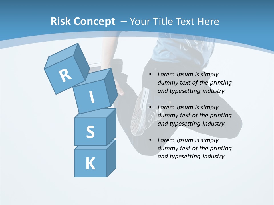 Moving Male Breakdancing PowerPoint Template