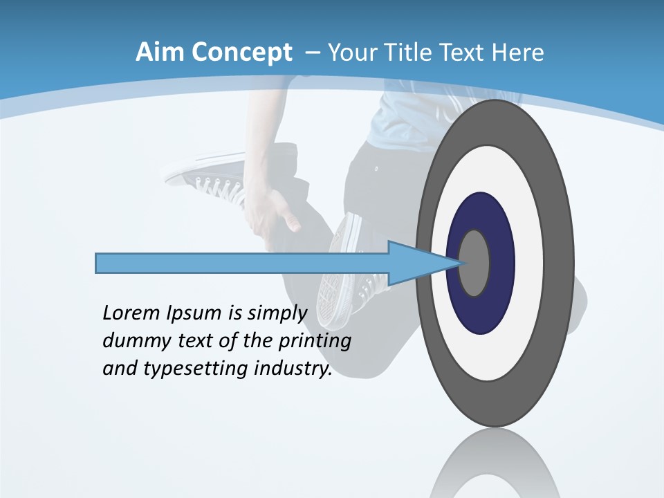 Moving Male Breakdancing PowerPoint Template