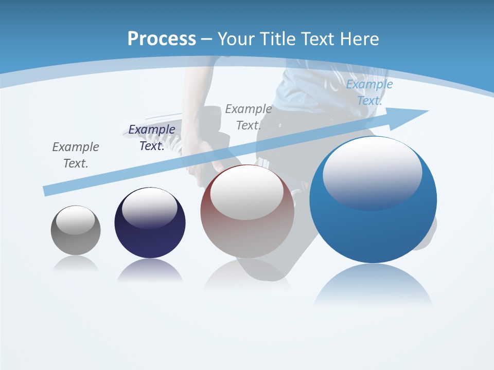 Moving Male Breakdancing PowerPoint Template