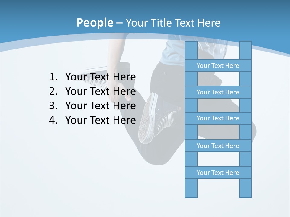 Moving Male Breakdancing PowerPoint Template