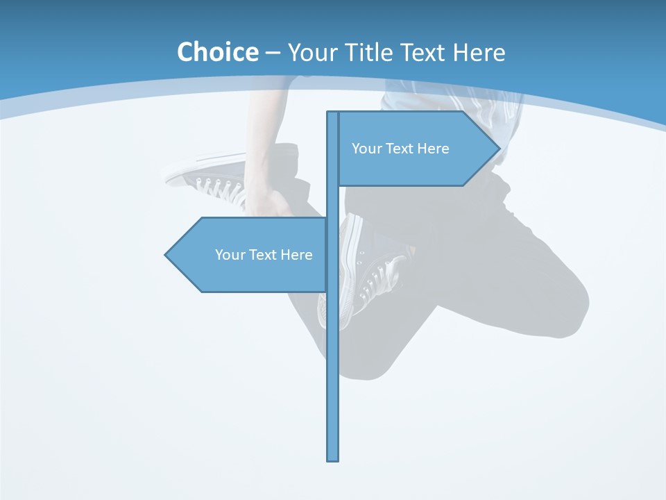 Moving Male Breakdancing PowerPoint Template