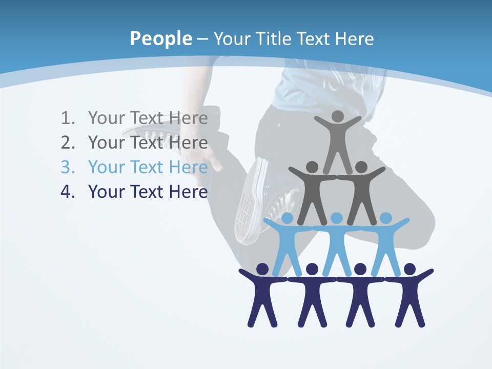 Moving Male Breakdancing PowerPoint Template