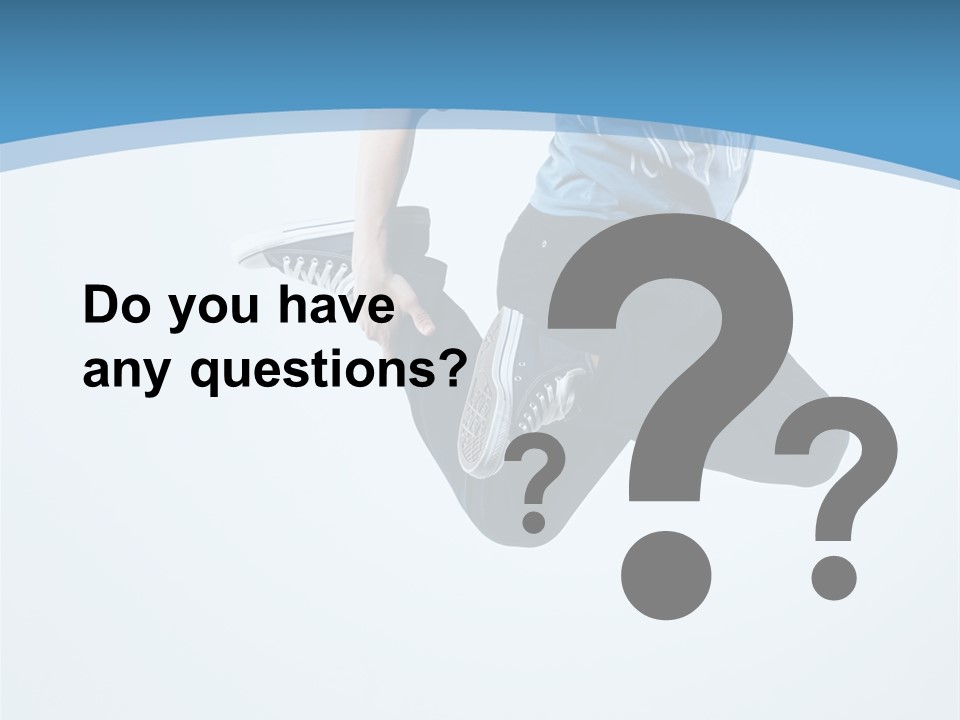 Moving Male Breakdancing PowerPoint Template