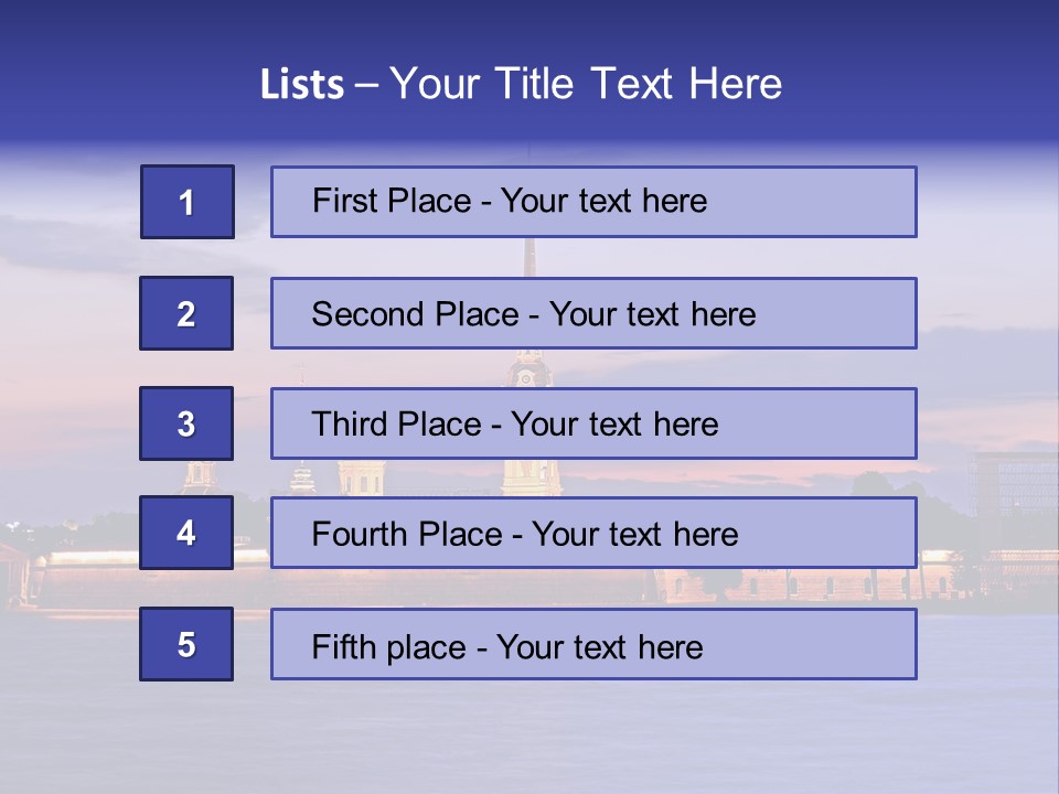Chair Company Figure PowerPoint Template