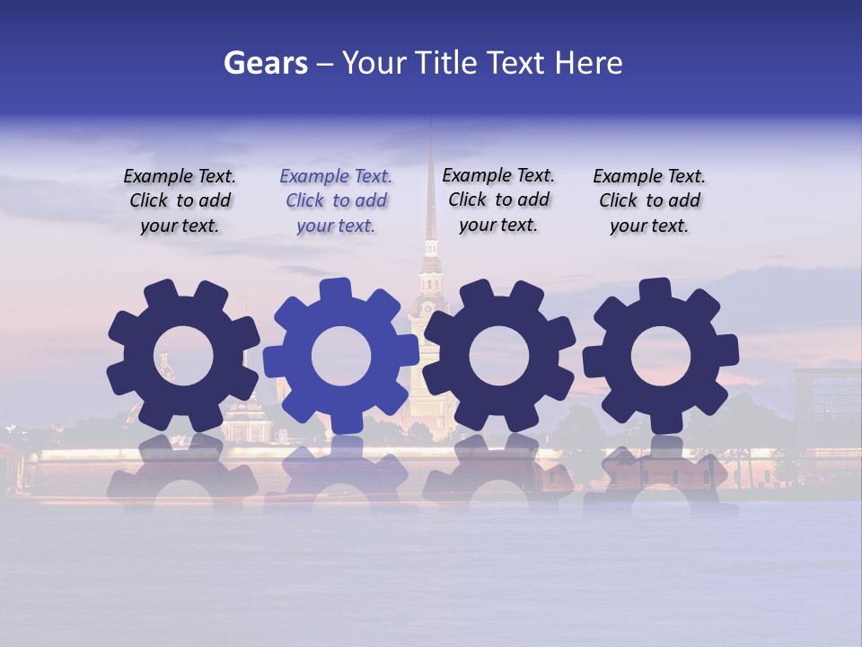 Chair Company Figure PowerPoint Template