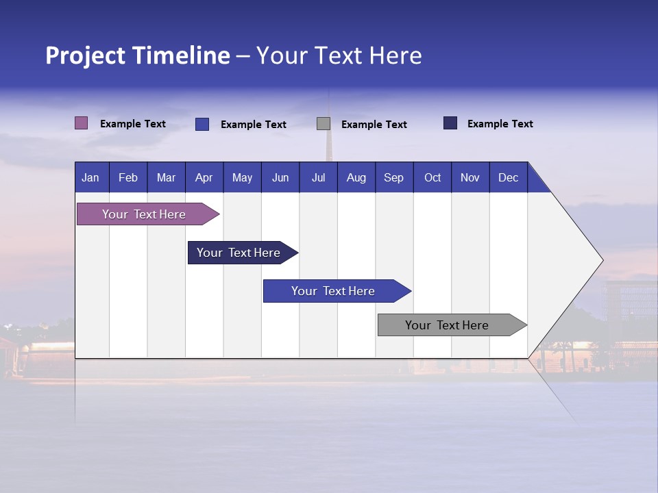 Chair Company Figure PowerPoint Template