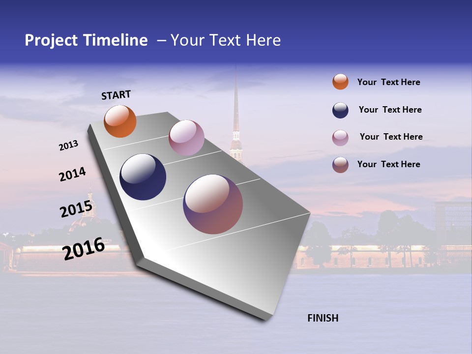 Chair Company Figure PowerPoint Template