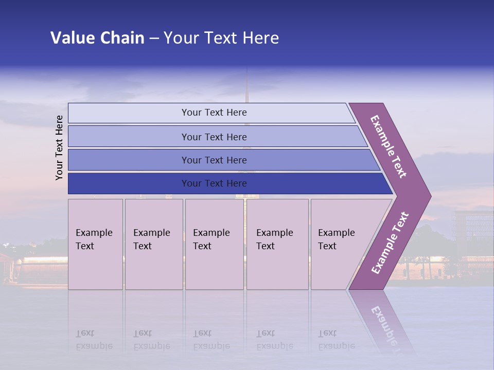 Chair Company Figure PowerPoint Template