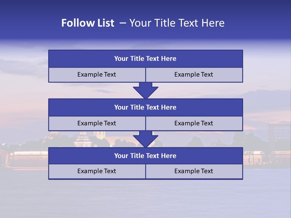 Chair Company Figure PowerPoint Template