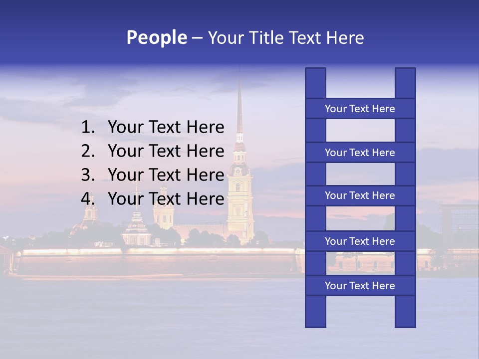 Chair Company Figure PowerPoint Template