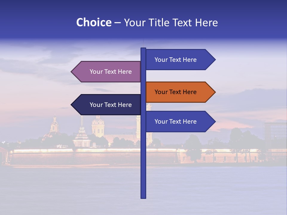 Chair Company Figure PowerPoint Template