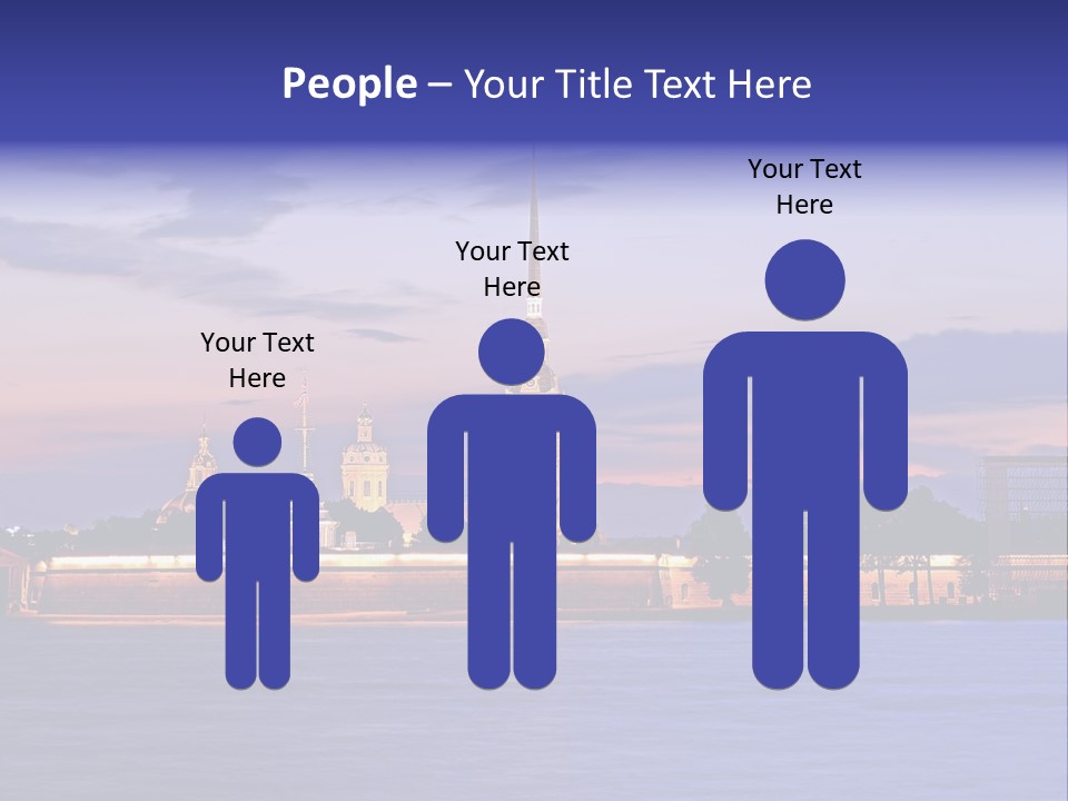 Chair Company Figure PowerPoint Template