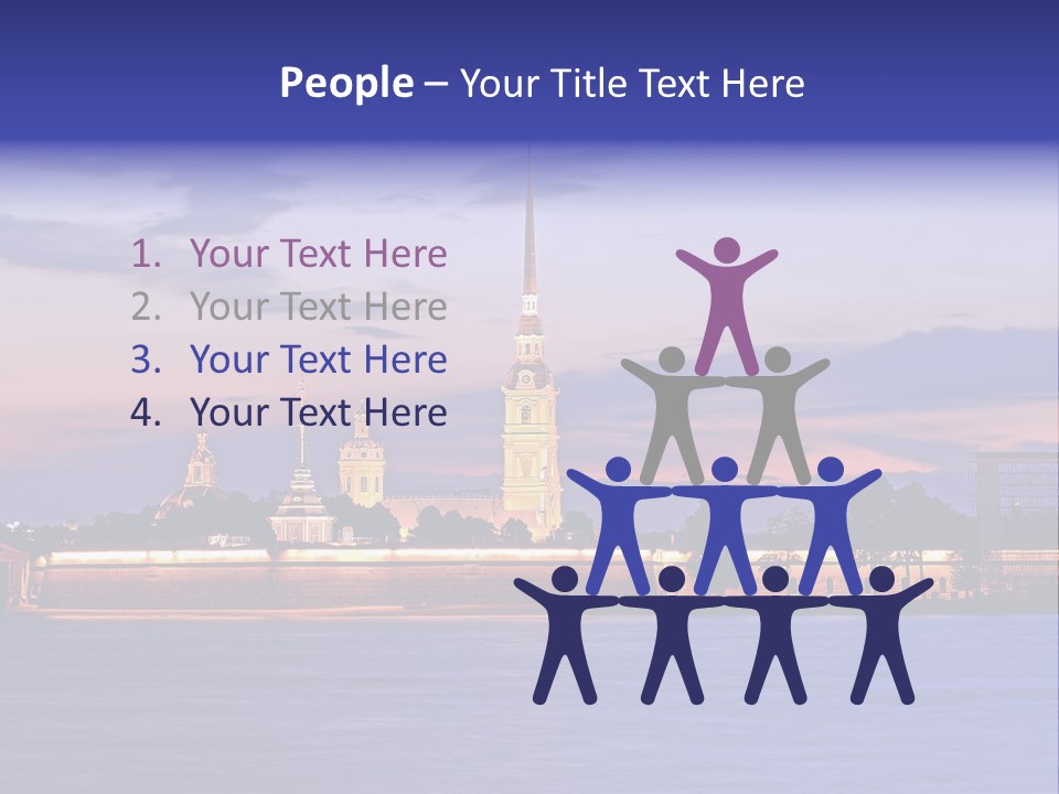 Chair Company Figure PowerPoint Template