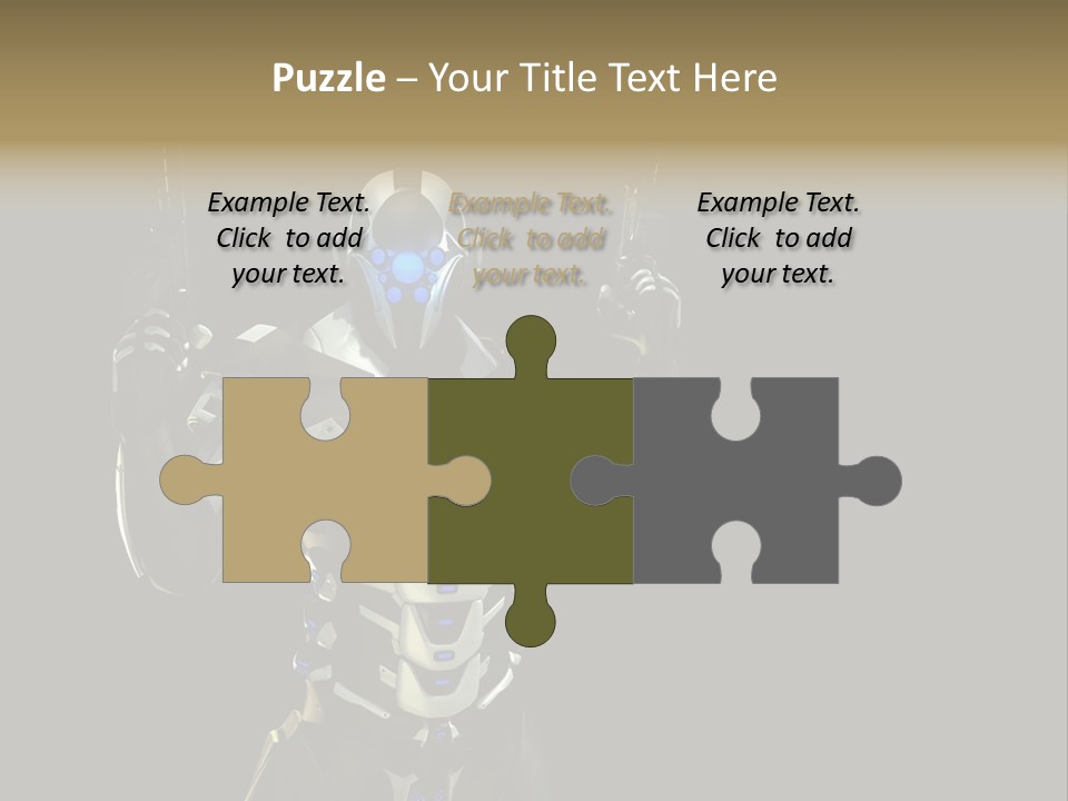 Army Military Drone PowerPoint Template