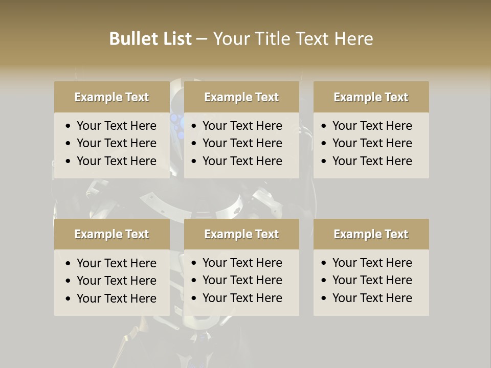 Army Military Drone PowerPoint Template
