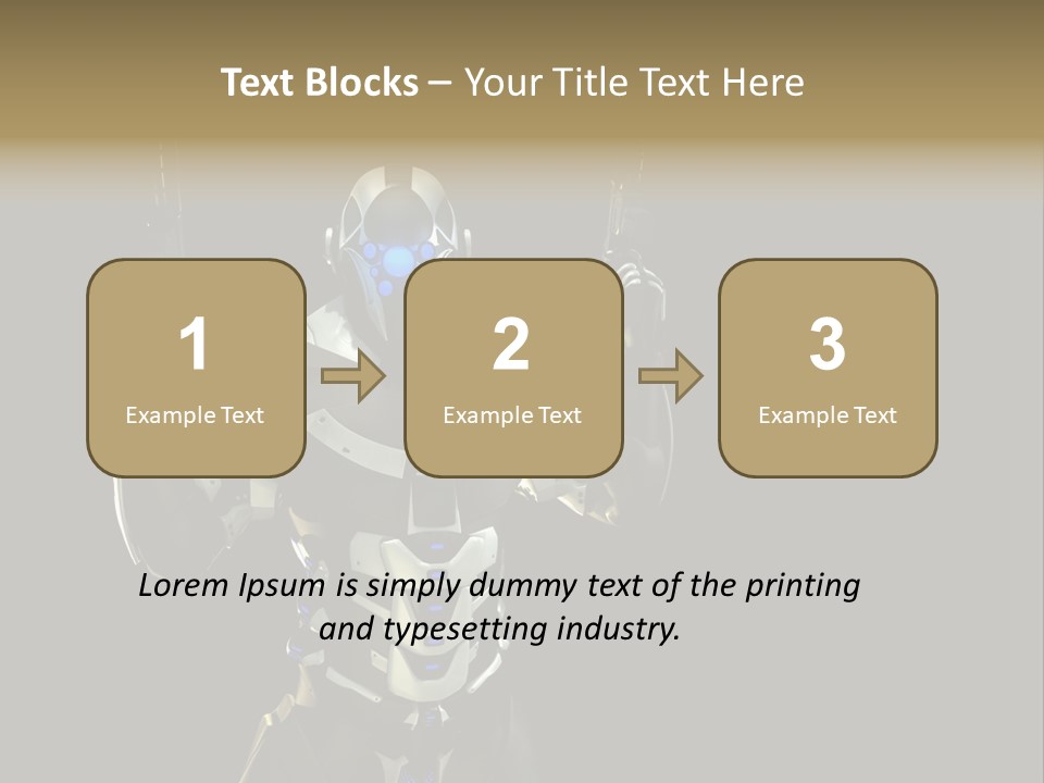 Army Military Drone PowerPoint Template