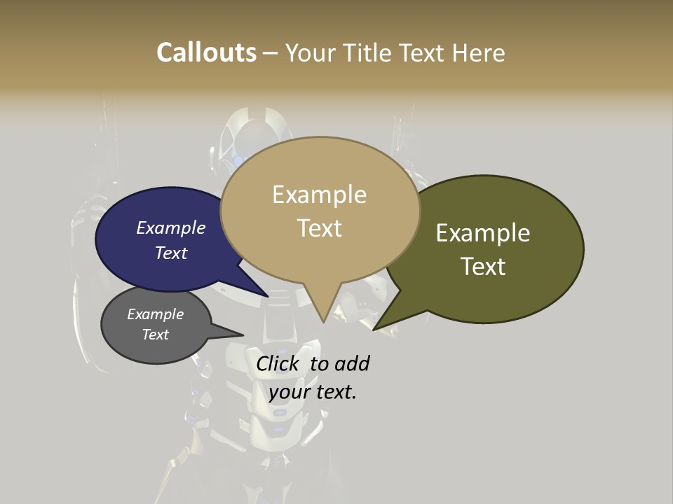 Army Military Drone PowerPoint Template