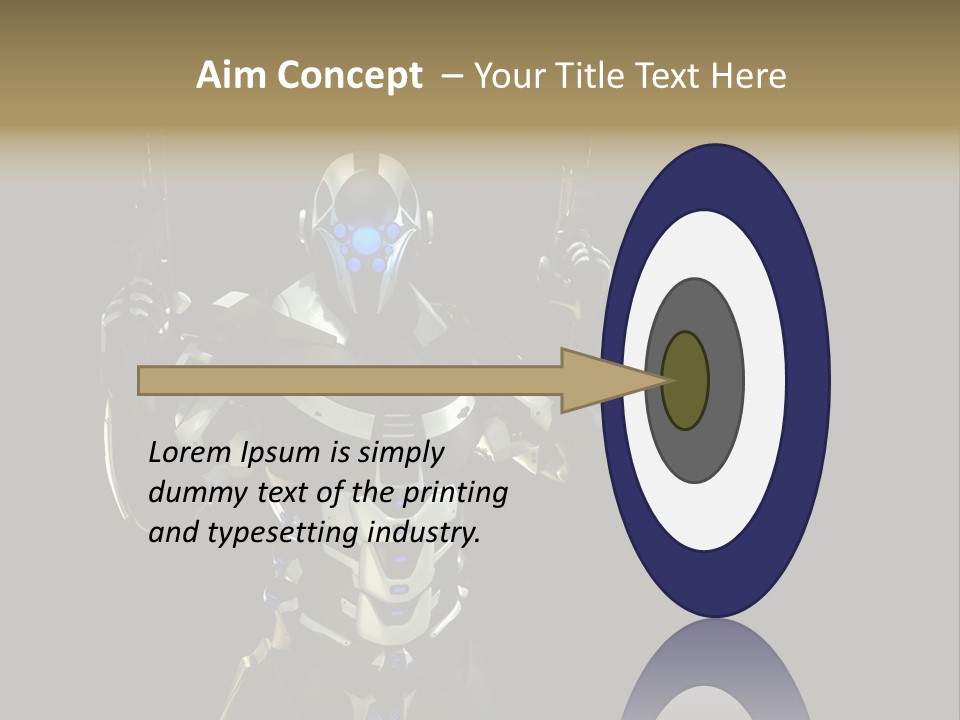 Army Military Drone PowerPoint Template