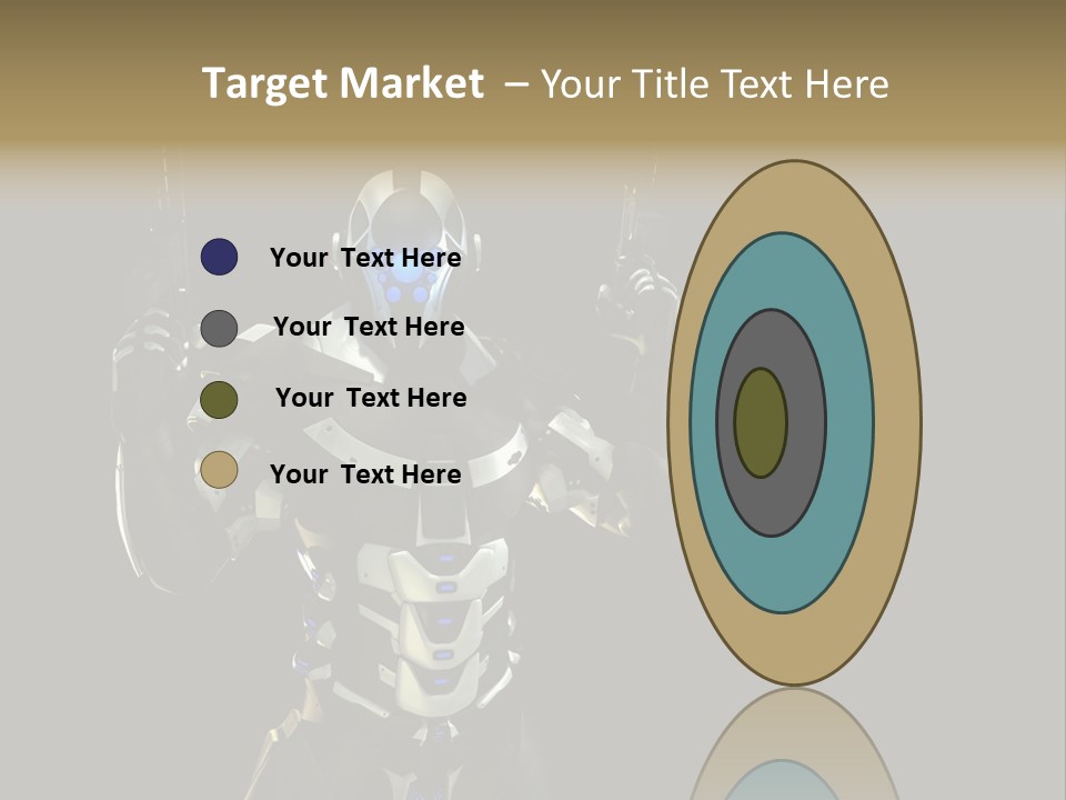 Army Military Drone PowerPoint Template