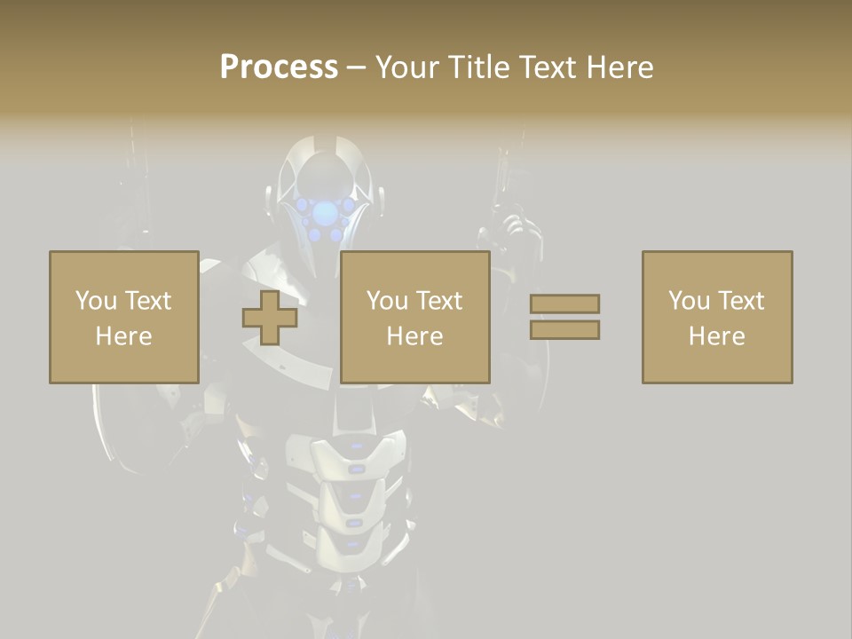 Army Military Drone PowerPoint Template
