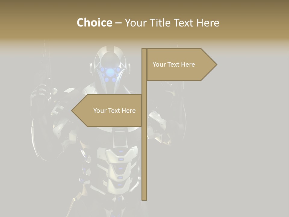 Army Military Drone PowerPoint Template