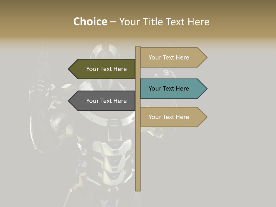 Army Military Drone PowerPoint Template