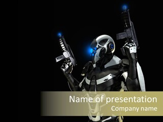 Super Army Drone PowerPoint Template