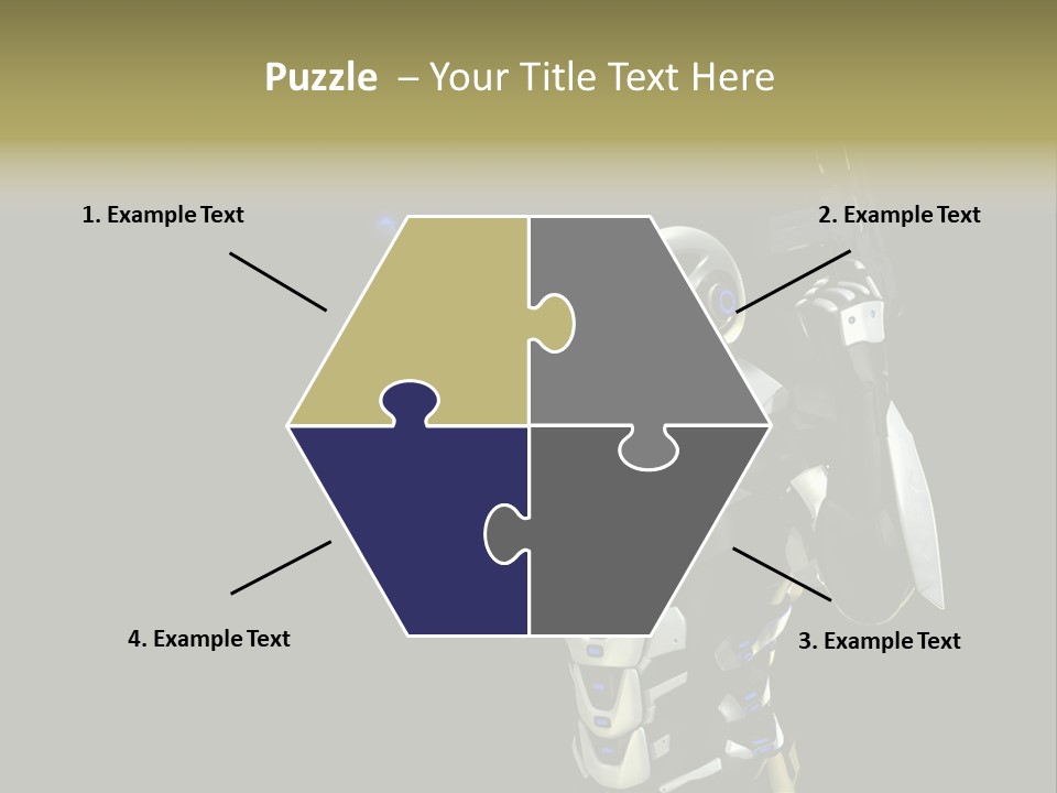 Super Army Drone PowerPoint Template