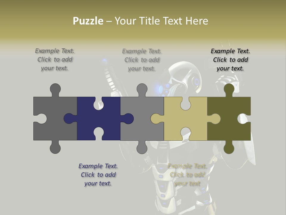 Super Army Drone PowerPoint Template