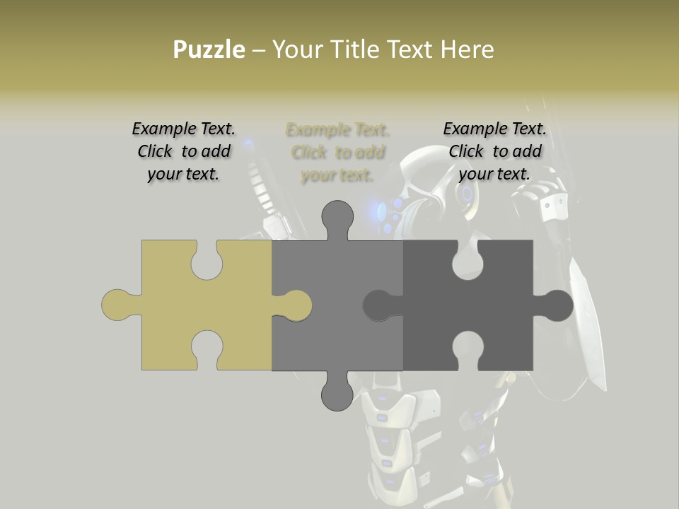 Super Army Drone PowerPoint Template