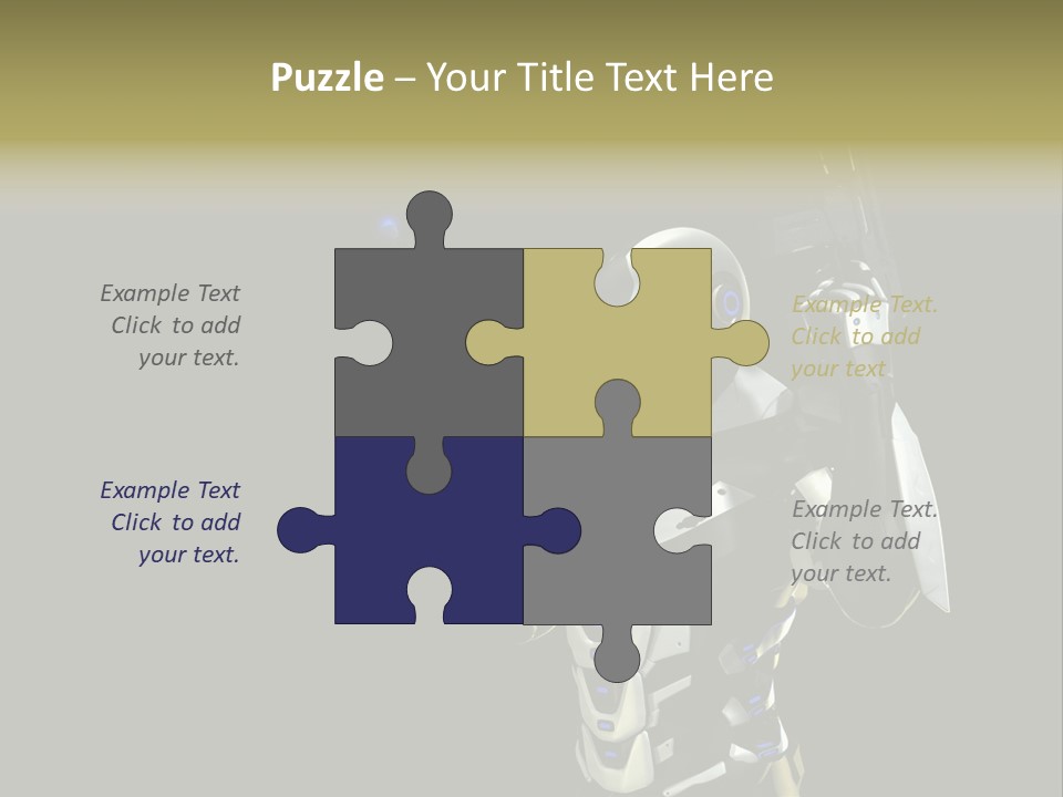 Super Army Drone PowerPoint Template